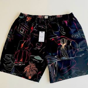 Paul Smith Men Short Longer Beach Swimwear